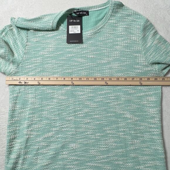 Leif Nelson Slim Fit Basic Knitted Shirt Mens Sz XL Mint Green Long Sleeve - Picture 11 of 14